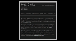 Desktop Screenshot of mattclarke.co.uk